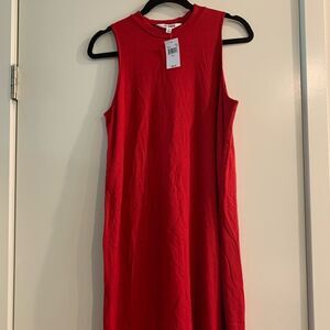 BB DAKOTA Turtleneck Red Dress NWT